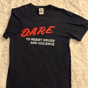 D.A.R.E To resist drugs and violence vintage T-shirt